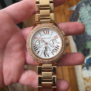 Rose gold Michael Kors watch
